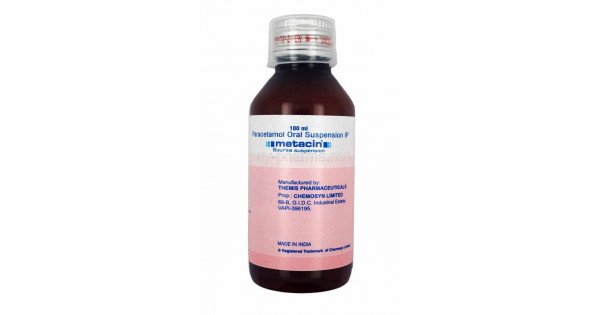 Metacin Syrup- 100 ml : Buy Metacin Syrup- 100 ml Online at Best Price ...