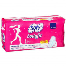 Sofy Bodyfit Regular Sanitary Pads (Pack of 8)