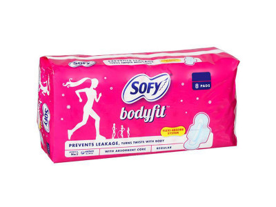 Sofy Bodyfit Regular Sanitary Pads (Pack of 8)