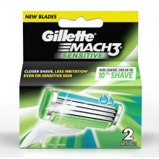 Gillette Mach3 Sensitive Shaving Razor Blades (Pack of 2)