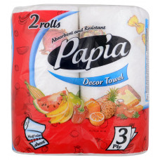 Papia Kitchen Towel 3 Ply (Pack of 2)