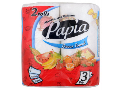 Papia Kitchen Towel 3 Ply (Pack of 2)