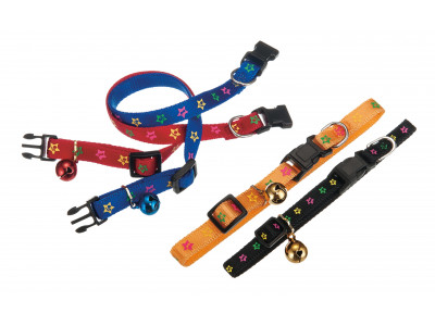 Petstar Nylon 3Col Ptd W/Adj Buckle 16mmx16 Qcf T02 1616