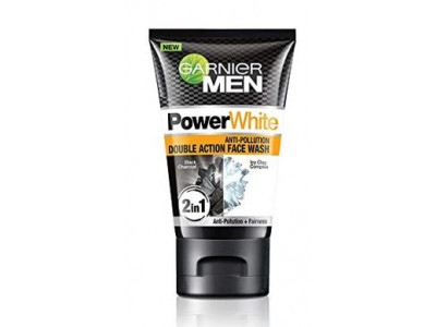 Garnier Men Power White Double Action Face Wash - 100 gm