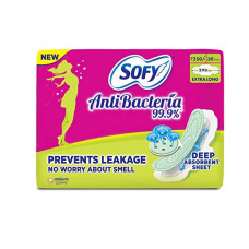 Sofy Bodyfit Anti Bacterial XL Sanitary Pads (Pack of 30)