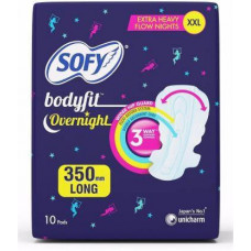 Sofy Bodyfit Overnight XXL Sanitary Pads (Pack of 10)