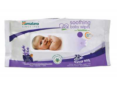 Himalaya Soothing Baby Wipes - 72 nos