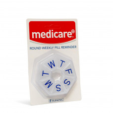 Flemlng Medicare+ Round 7-sided Weekly Pill Box (Md - 104c)