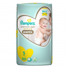Pampers Premium Care Pants Small Diapers (Pack of 50)