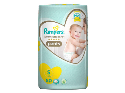 Pampers Premium Care Pants Small Diapers (Pack of 50)