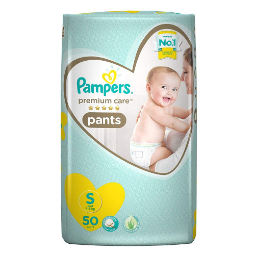 Buy PAMPERS PREMIUM CARE PANTS DIAPERS NEW BORN - 50 COUNT Online & Get  Upto 60% OFF at PharmEasy