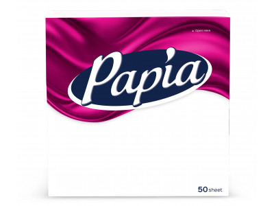 Papia Luncheon Napkin Tissue 2ply, 50 Sheets