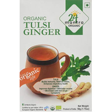 24 Mantra Organic Tulsi Ginger Tea - 25nos
