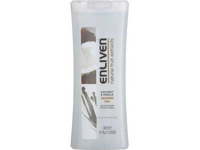 Enliven Coconut and Vanilla Shower Gel - 400 ml