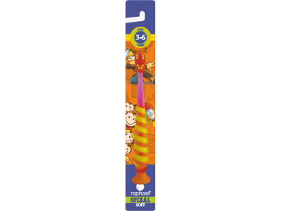 Raphael Toothbrush Spiral Soft Kids 1 Nos