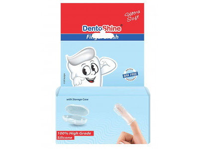 Dentoshine Finger Brush Blue 