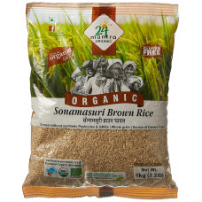 24 Mantra Organic Sonamasuri Brown Rice - 1kg 