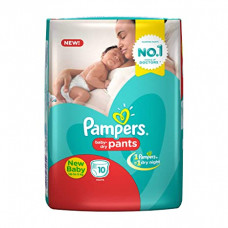 Pampers Dry Pants New Baby XS Diapers (Pack of 10)
