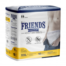 Friends Adult Dry Pants Xxl Pull Up Diapers 10 Nos