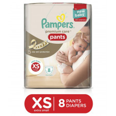 Pampers Premlum Care Pants Diapers Xs - 8nos