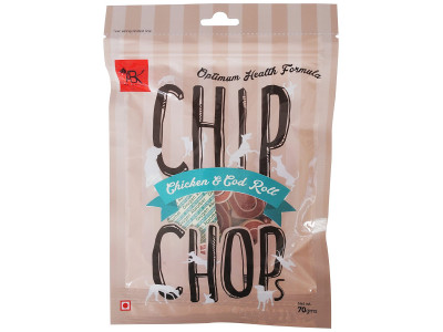 Chip Chops Chicken and Codfish Rolls 70 gms  