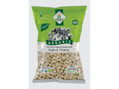 24 Mantra Organic Kabuli Chana - 500 gms