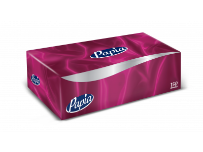 Papia Facial Tissue Box 150 Pulls 