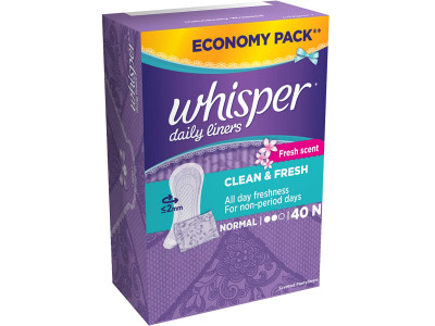 Whisper Daily Liners (Pack of 40)