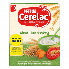 Cerelac 3 Wheat Mix Veg. 300 gms  