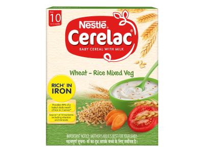 Cerelac 3 Wheat Mix Veg. 300 gms  
