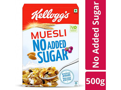 Kelloggs Muesli No Added Sugar - 500 gms 