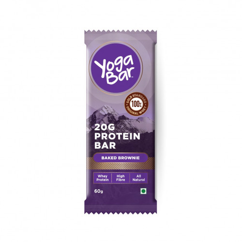 Yoga Bar Protein Chocolate Brownie 60 Gm