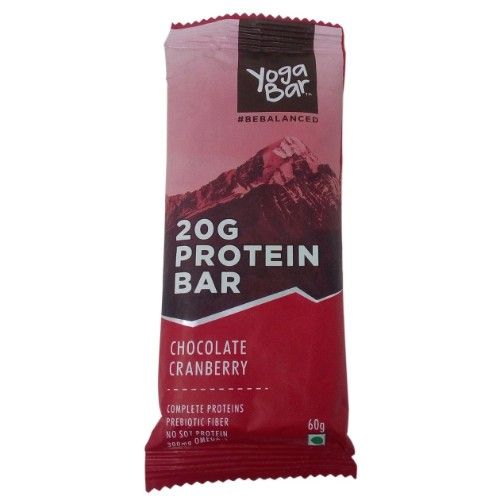 Yoga Bar Protein Chocolate Cranberry Bar 60 Gm : Buy Yoga Bar Protein  Chocolate Cranberry Bar 60 Gm Online at Best Price in India