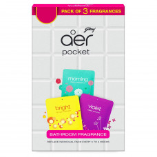Godrej Aer Pocket Bathroom Freshner Pack Of 3 Nos  