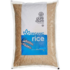 Pure and Sure Organic Brown Basmati Rice 1 Kg  