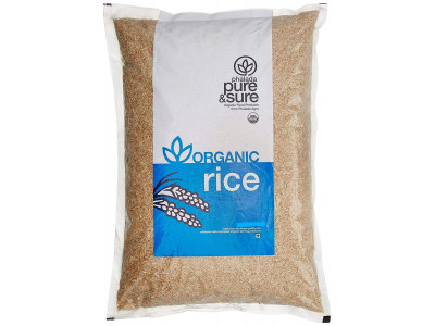 Pure and Sure Organic Brown Basmati Rice 1 Kg  