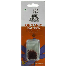 Pure & Sure Organic Saffron 0.5 Gm  