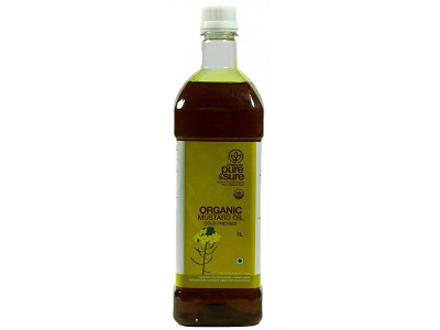 Pure and Sure Organic Mustard Oil 1 Ltr  