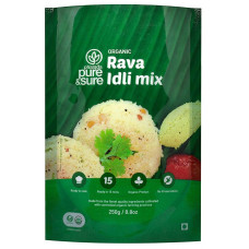 Pure and Sure Organic Rava Idli Mix 250 gm  