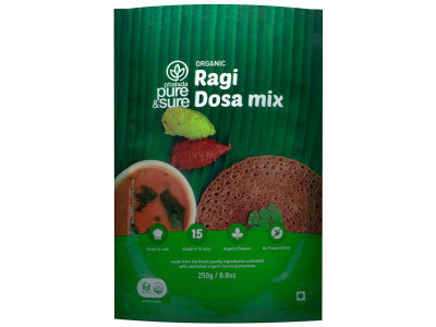 Pure and Sure Organic Ragi Dosa Mix 250 gm  