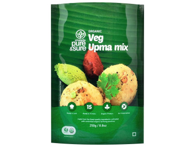 Pure and Sure Organic Veg. Upma 250 gm  