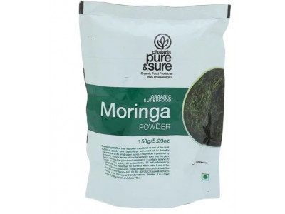 Pure and Sure Organic Moringa Powder 150 gm  