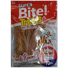 Super Bite Chicken Jerky Steak 10 Pcs   