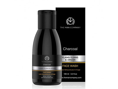 The Man Company Ylang and Argan Charcoal Face Wash 100 ml
