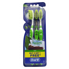 Oral-b 123 With Neem Extract (2+1free) 3 Nos Toothbrush