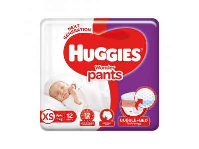 Huggies Wonder Pant Diaper Extra Small (Pack of 12)
