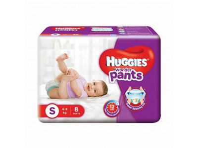 Huggies Wonder Pant Diaper Small (Pack of 8)
