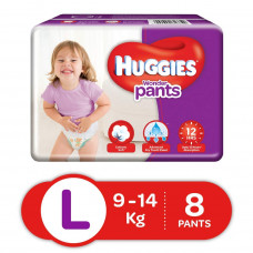 Huggies Wonder Pant Diaper Large (Pack of 8)