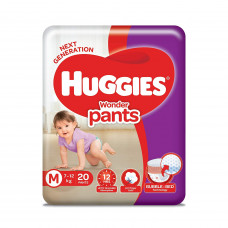 Huggies Wonder Pant Diaper Medium (Pack of 20)