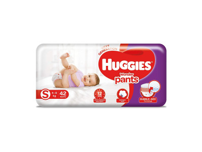 Huggies Wonder Pant Diaper Small (Pack of 42)